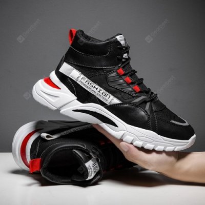 Men Outdoor Casual Boots Trend High-Tops Sneakers Fashion Sports Shoes